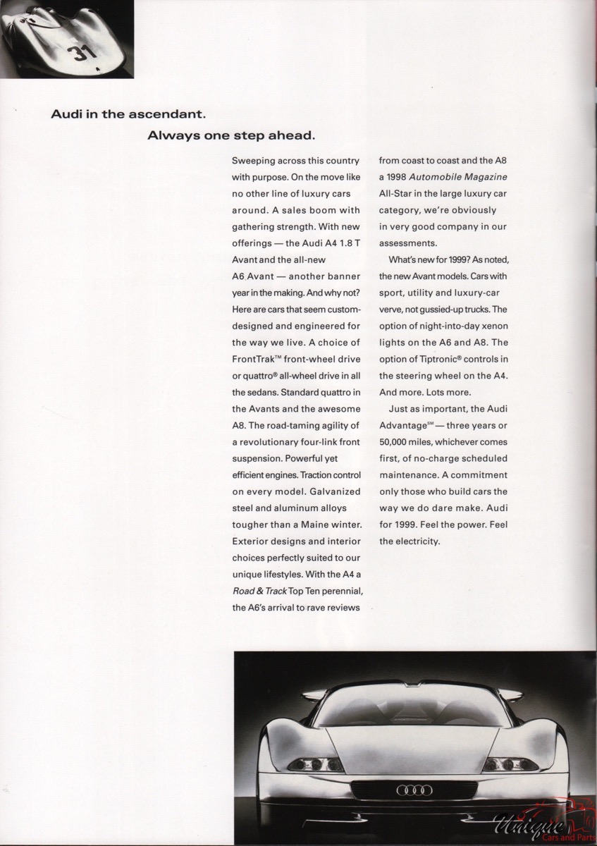 1999 Audi Brochure Page 10